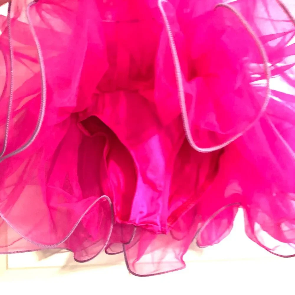 New WEISSMAN Showtime Dance/Costume One Pc Tutu Dress Hot Pink\Lavender S